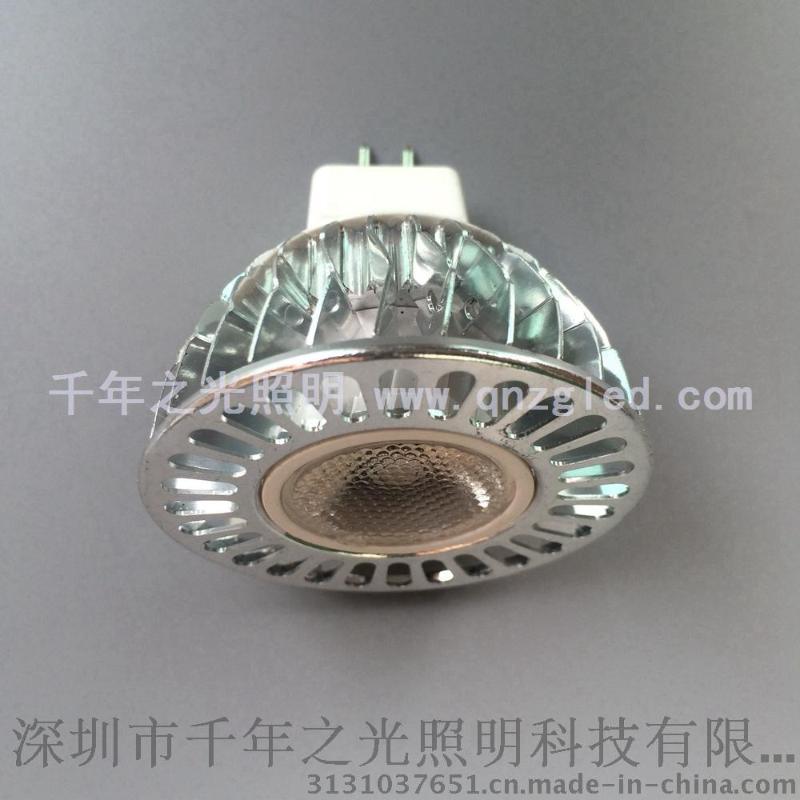 廠家直銷(xiāo) 調(diào)光白色 LED 射燈 MR16 SD-3W